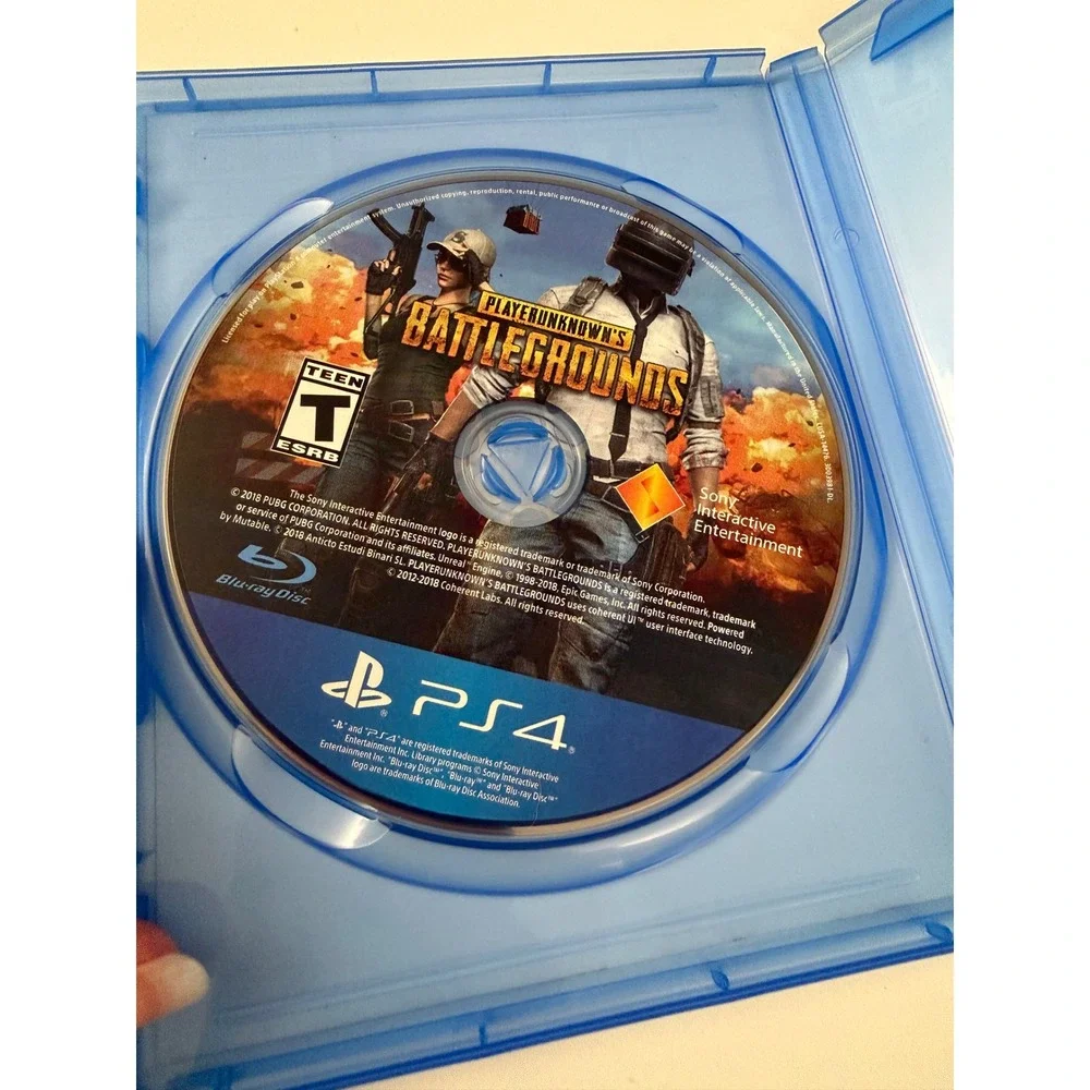 PlayerUnknown's Battlegrounds PUBG Sony PlayStation 4 PS4 Game Disc 2018
